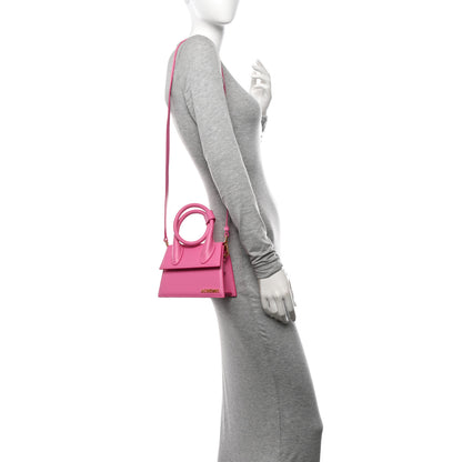 Jacquemus Smooth Calfskin Le Chiquito Noeud Pink 2 of 12