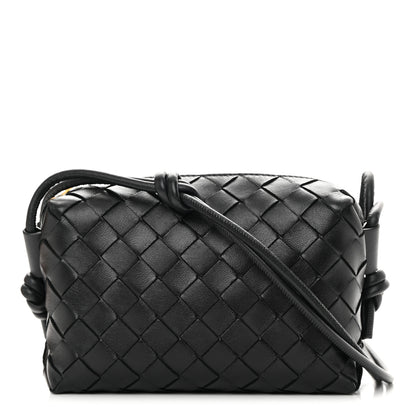 Bottega Veneta Nappa Intrecciato Mini Loop Camera Bag Black 1 of 10