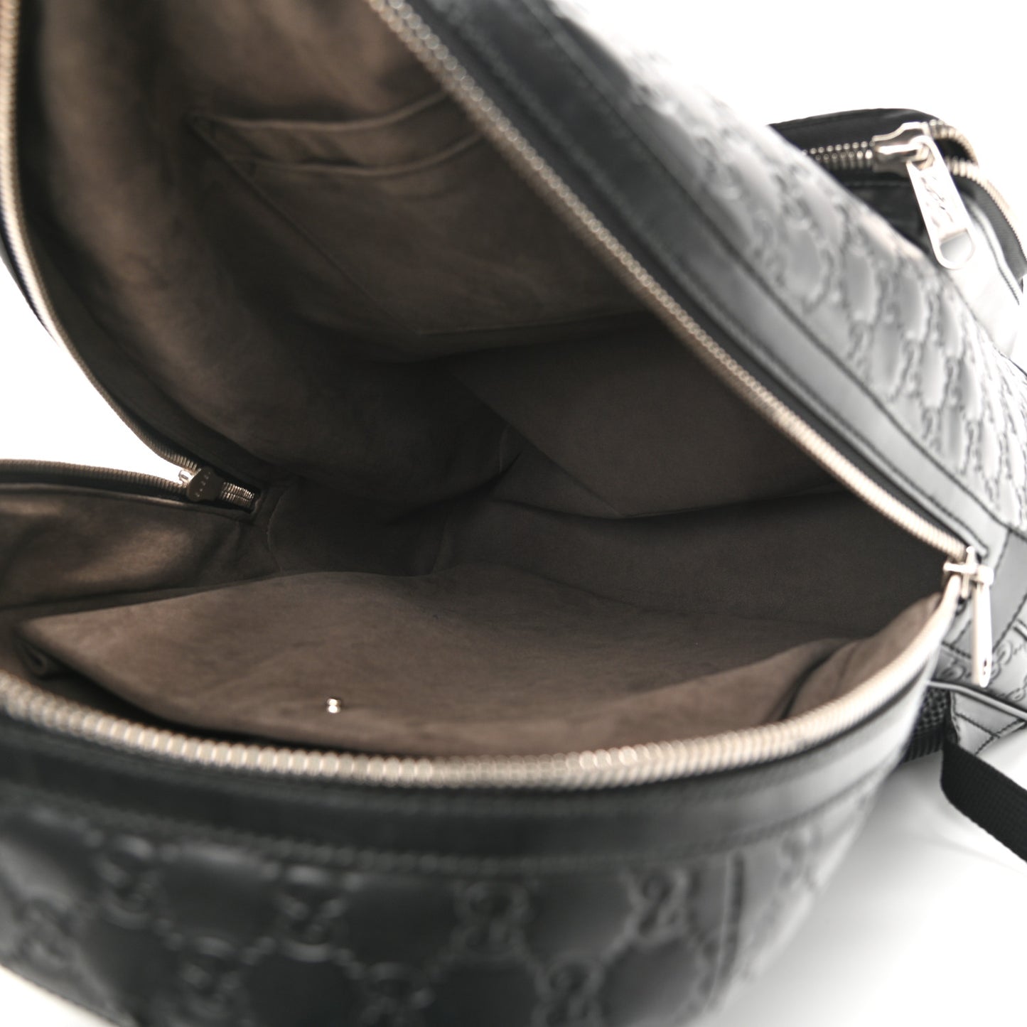 Guccissima Signature Day Backpack Black