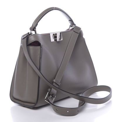 Fendi Vitello Tahiti Burro Medium Peekaboo Iconic Essentially Satchel Foresta Macaron 4 of 11