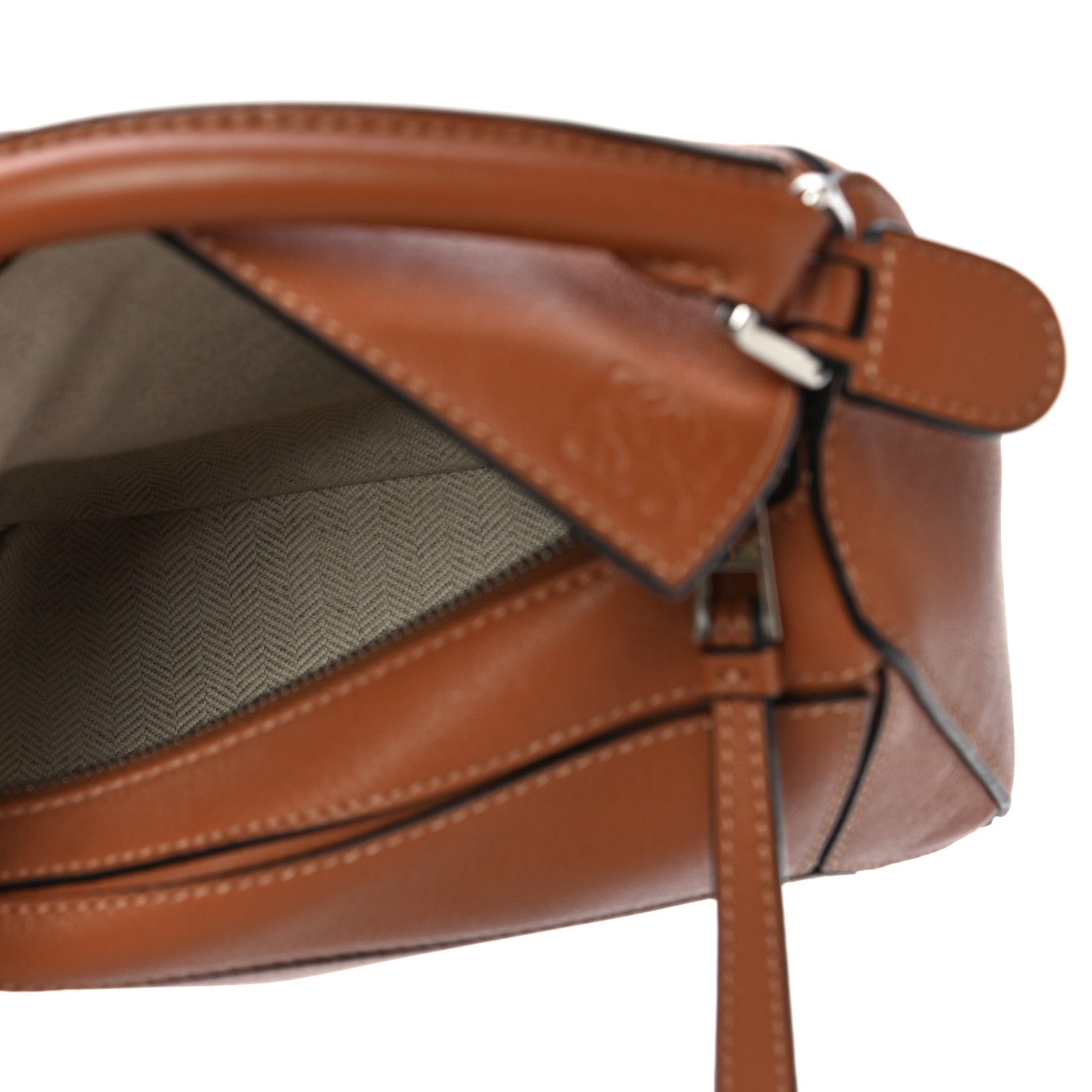 Loewe Calfskin Mini Puzzle Bag Tan 5 of 14