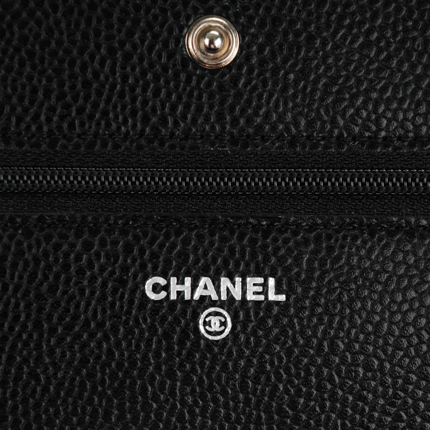 Chanel Caviar Quilted Wallet On Chain WOC Black 6 of 8