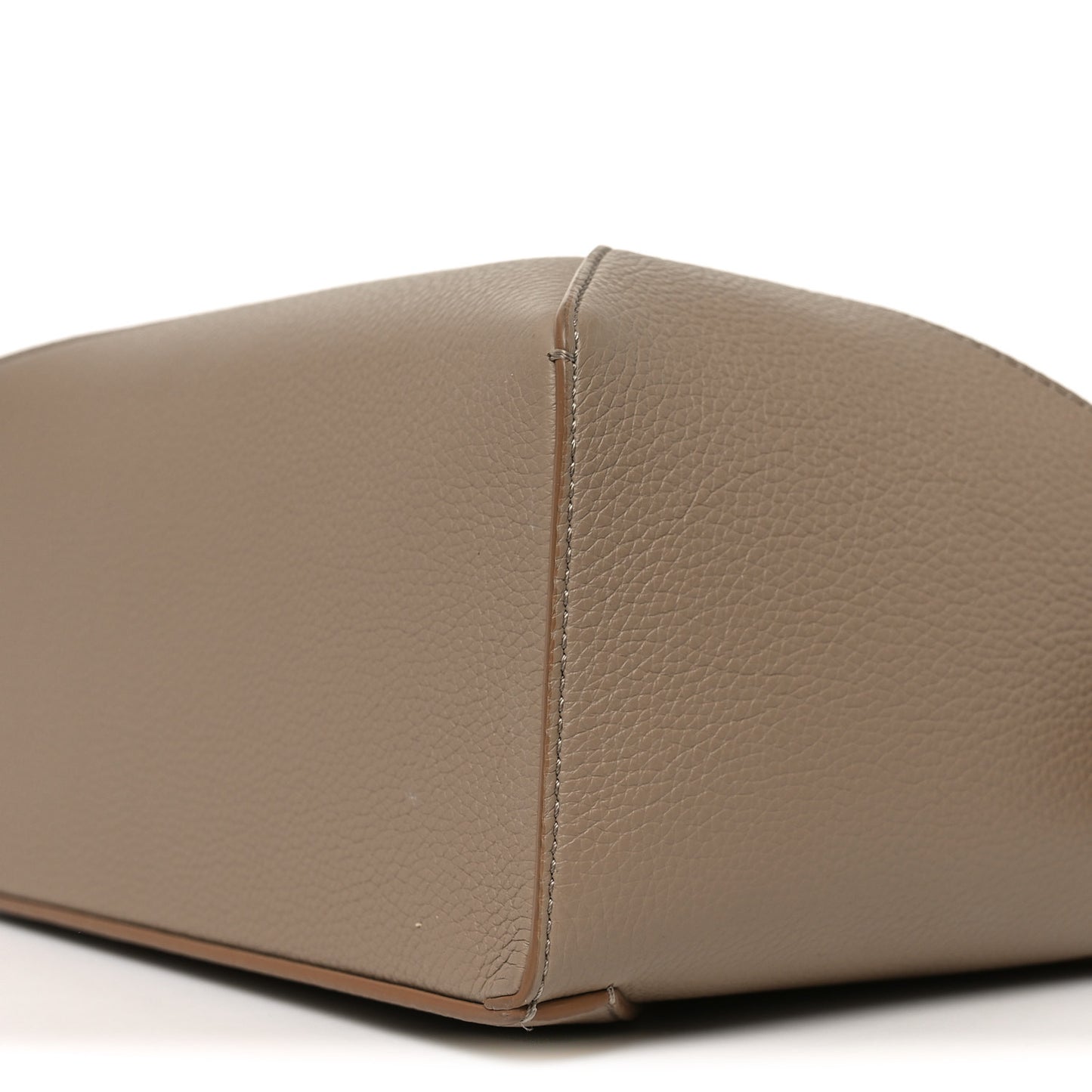 Grained Calfskin Small Puzzle Edge Bag Sand