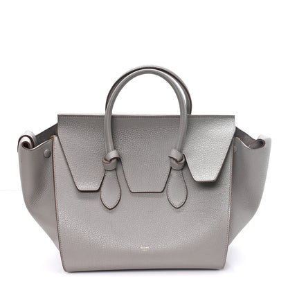 Celine Crisped Calfskin Small Tie Knot Tote Medium Grey 1 of 10