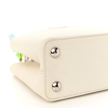 Louis Vuitton Taurillon Plexiglass Mini Capucines White Green Blue Pink 9 of 10