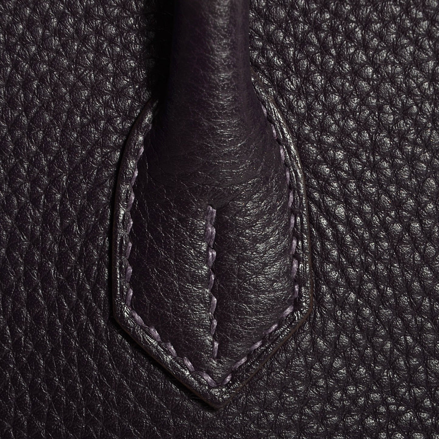 Taurillon Clemence Birkin 30 Raisin