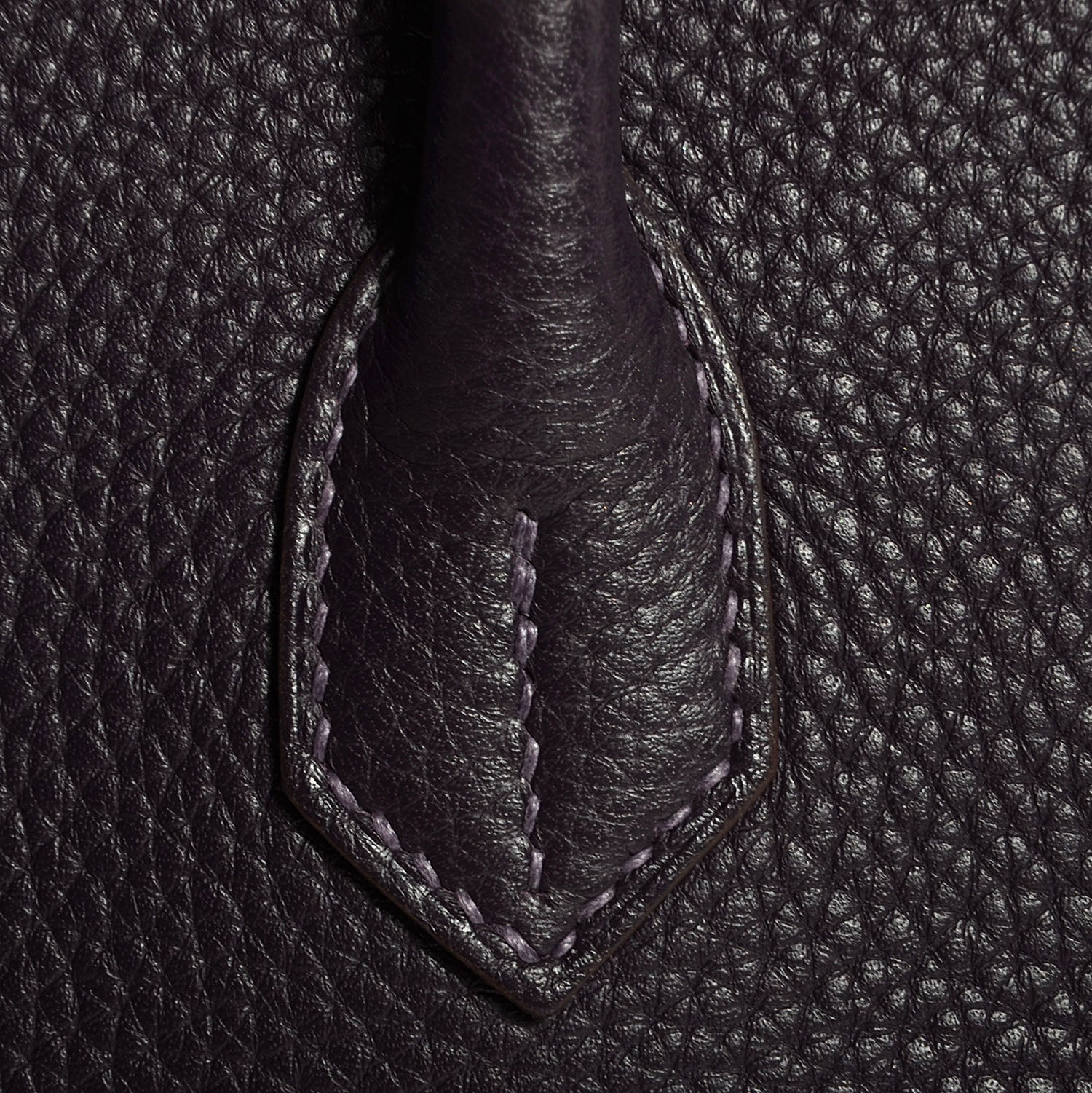 Hermes Taurillon Clemence Birkin 30 Raisin 9 of 22