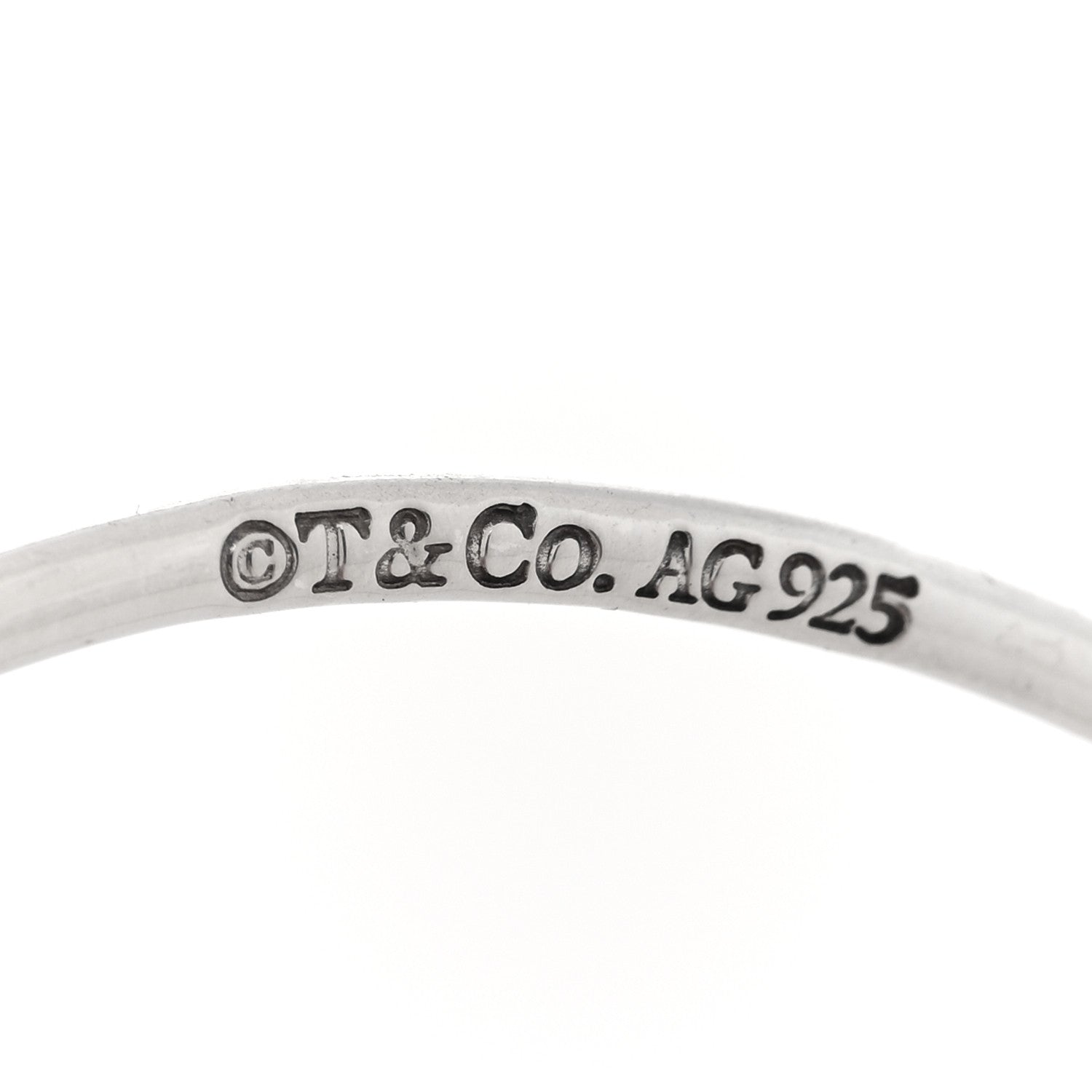 Tiffany Sterling Silver Hook Bangle Bracelet 3 of 3
