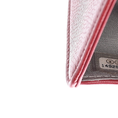 Chanel Caviar Timeless CC Zipped Pocket Wallet Red 9 of 15