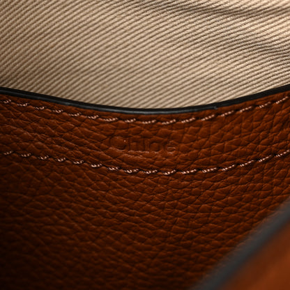 Chloe Calfskin Shearling Small Marcie Saddle Bag Bag Tan 5 of 7