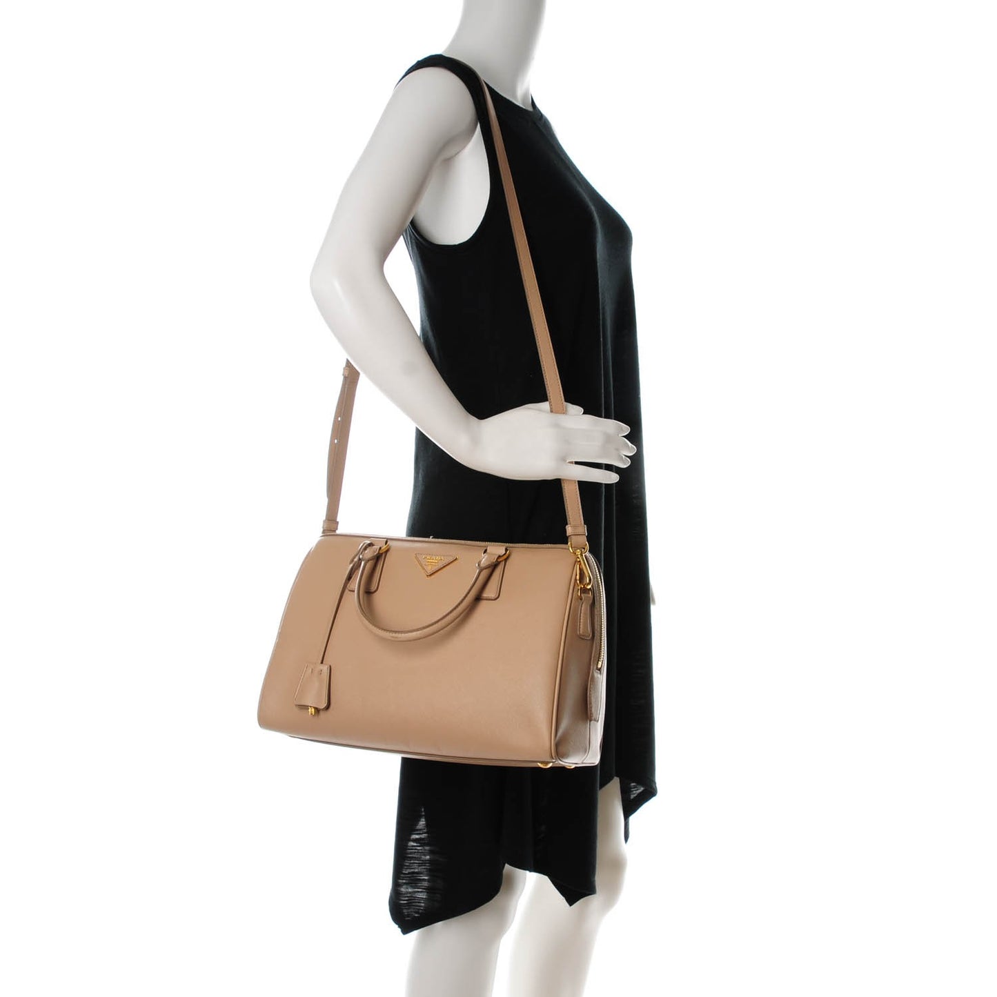 Saffiano Lux Bowler Sabbia