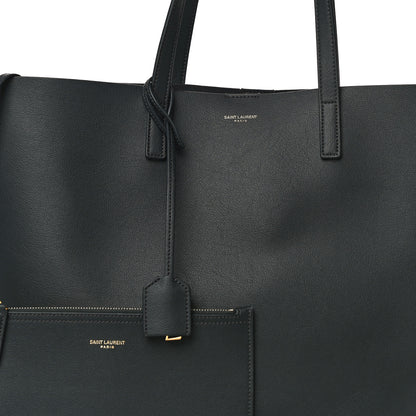 Saint Laurent Calfskin Large Shopping Tote Dark Grey 7 of 13