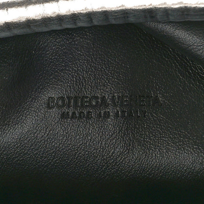 Bottega Veneta Metallic Bark Calfskin The Mini Pouch Silver 6 of 10