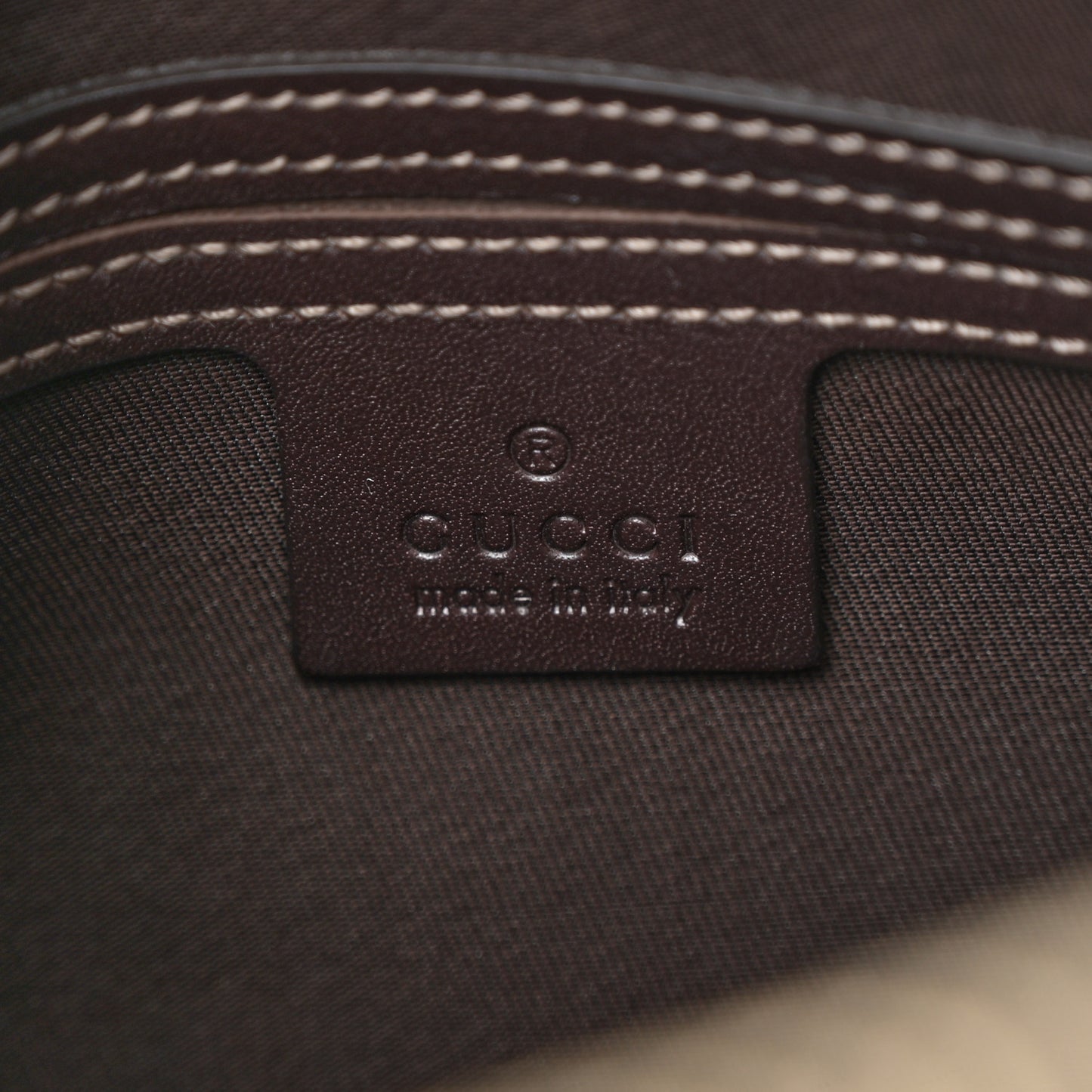 GG Plus Monogram Front Pocket Messenger Dark Brown