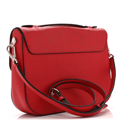 Louis Vuitton Calfskin Monogram Very Messenger Rubis Red 3 of 9