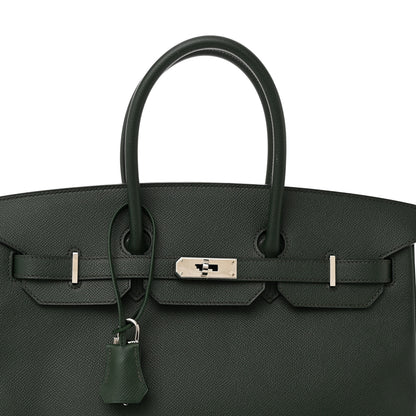 Hermes Epsom BIRKIN 35 Vert Anglais 8 of 10