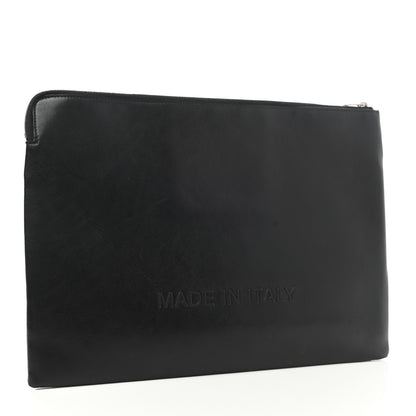 Celine Calfskin Large Made In Clutch Pouch Black 4 of 10