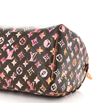 Louis Vuitton Watercolor Aquarelle Speedy 35 Brown 9 of 11