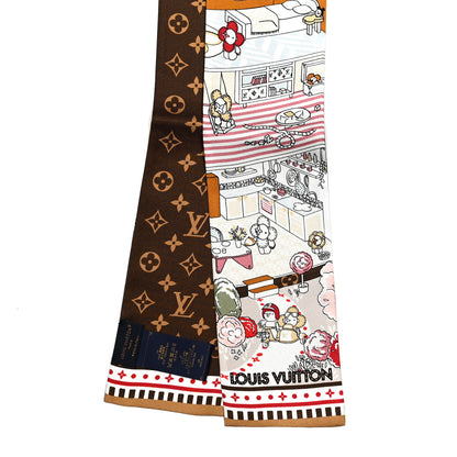 Louis Vuitton Silk Vivienne World Bandeau Multicolor 3 of 4