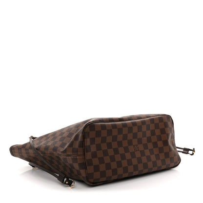 Louis Vuitton Damier Ebene Neo Neverfull MM Rose Ballerine 4 of 9