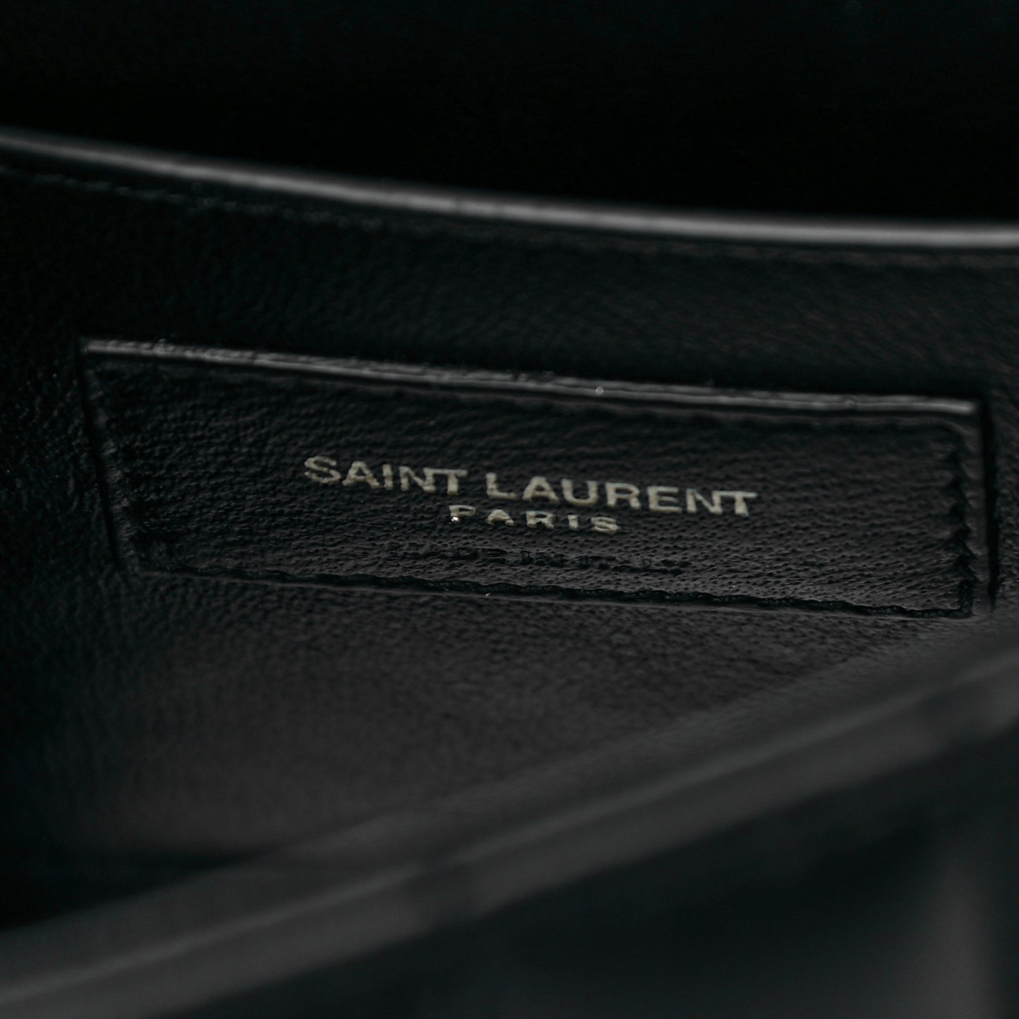 Lambskin Matelasse Monogram Medium Vicky Chain Bag Black