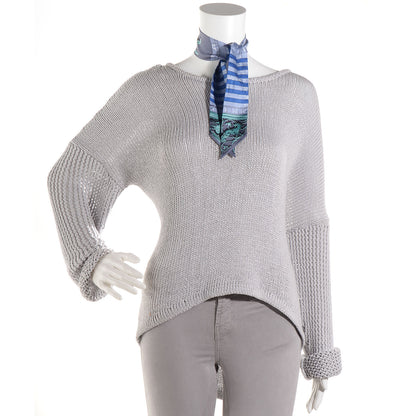 Hermes Silk Astrologie Twilly Gris Acier Bleu Veronese 2 of 5