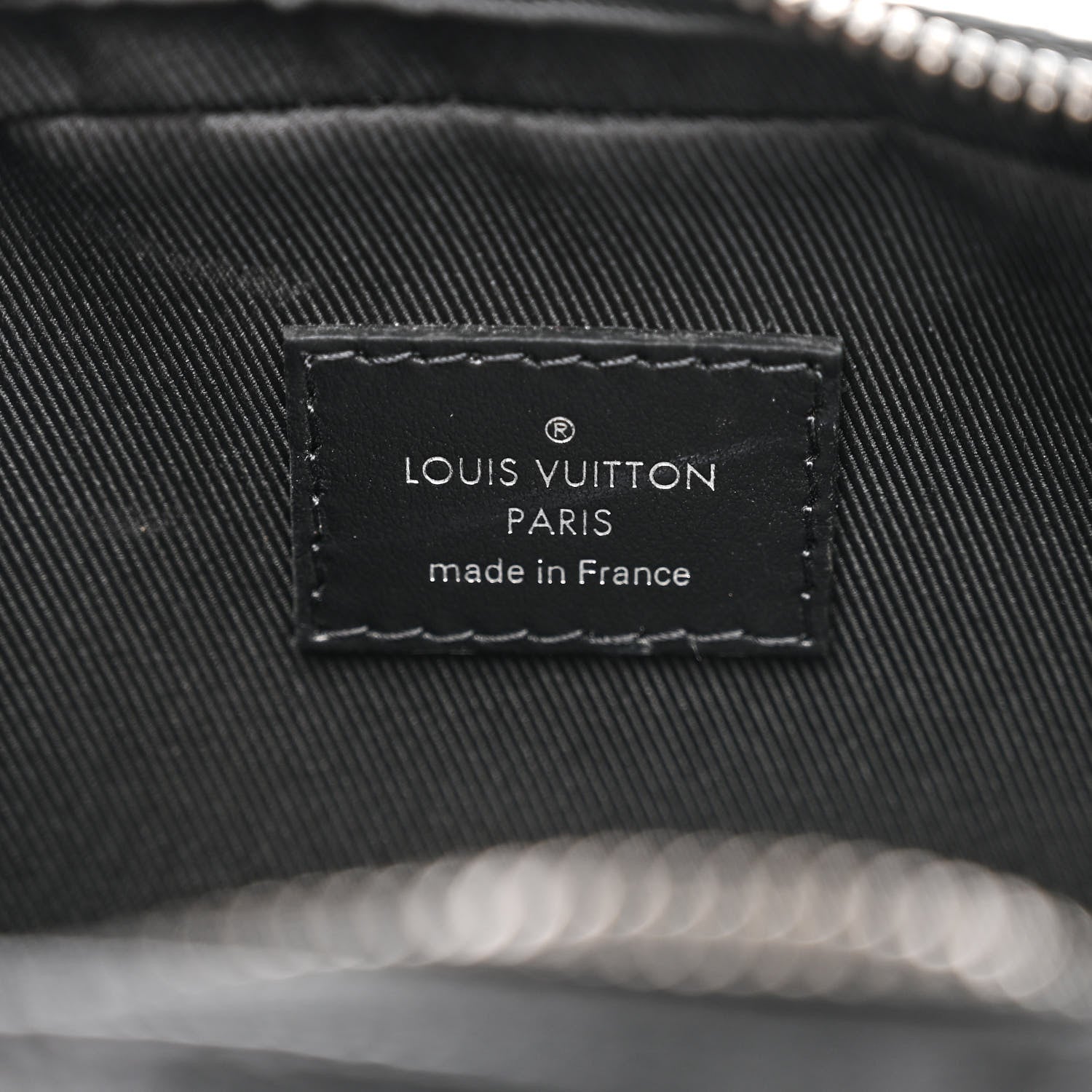 Louis Vuitton Monogram Eclipse Nano Porte Documents Voyage Black 6 of 8