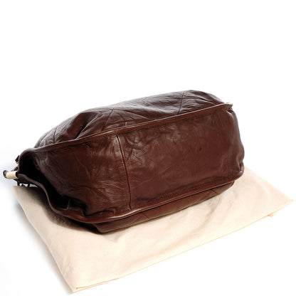 Lanvin Lambskin Amalia Crossbody Bag Brown 4 of 7