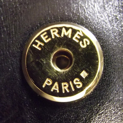 Hermes Box Leather Pochette Rio Black 9 of 9