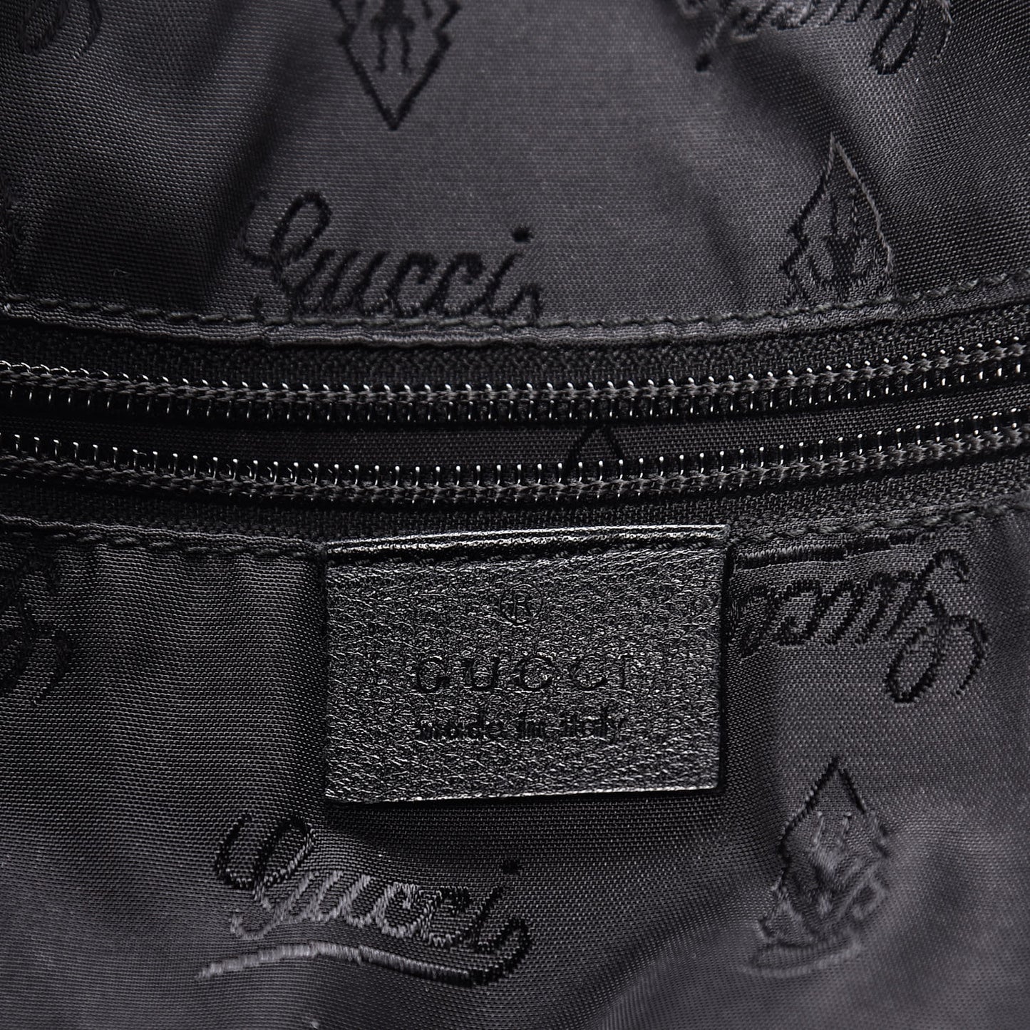 Guccissima Medium Flap Messenger Bag Black