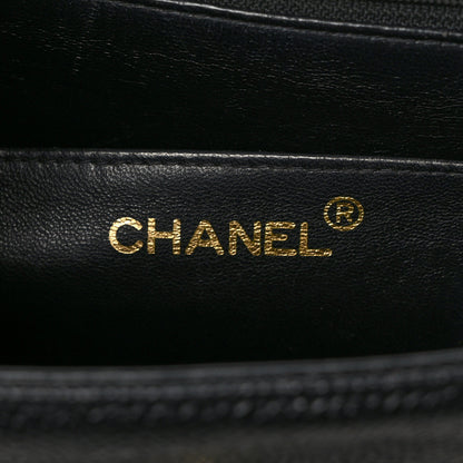 Chanel Caviar Vertical Quilted Kelly Flap Bag Black 5 of 9