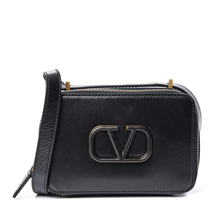 Valentino Garavani Smooth Calfskin VSling Crossbody Bag Black 1 of 9