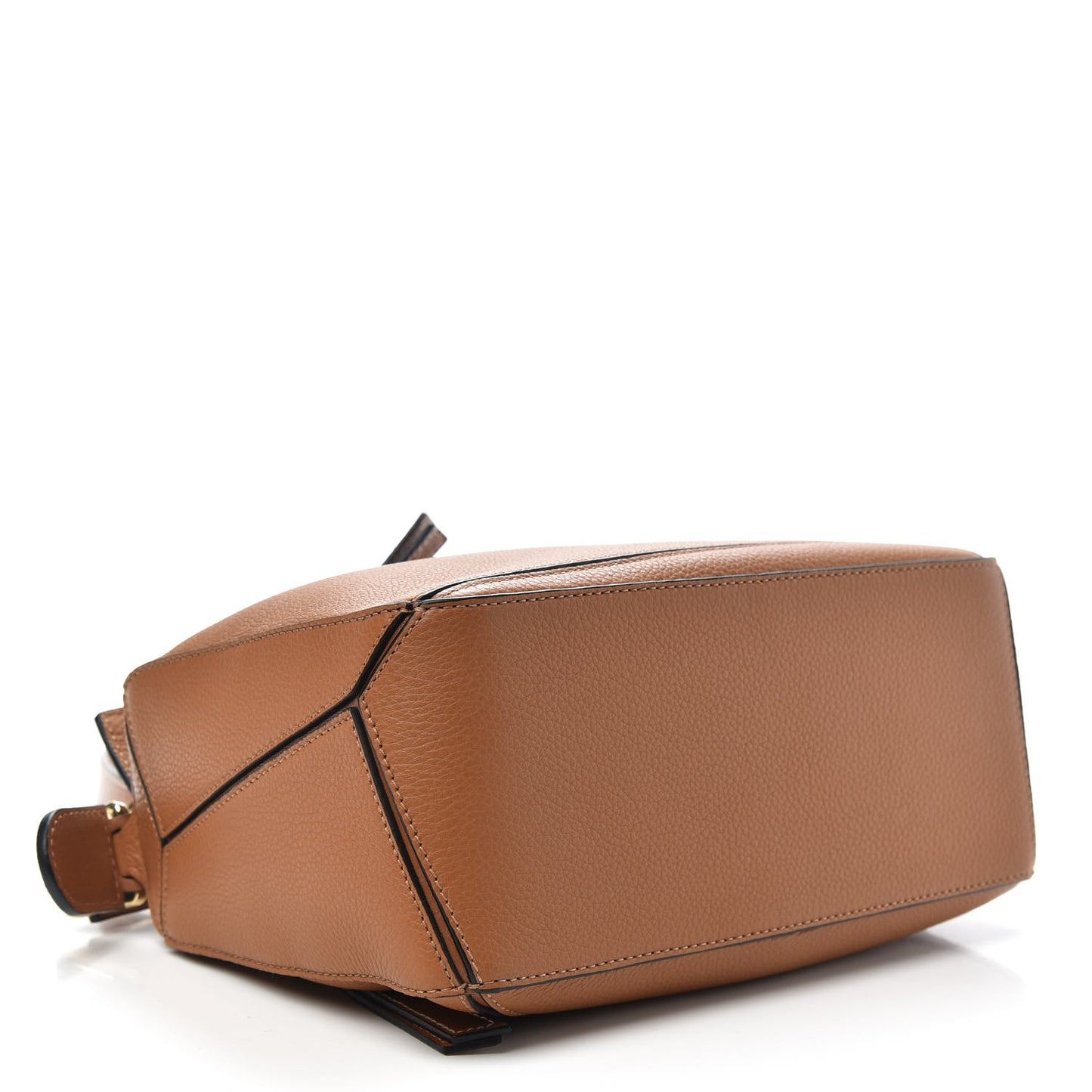 Calfskin Small Puzzle Bag Light Caramel
