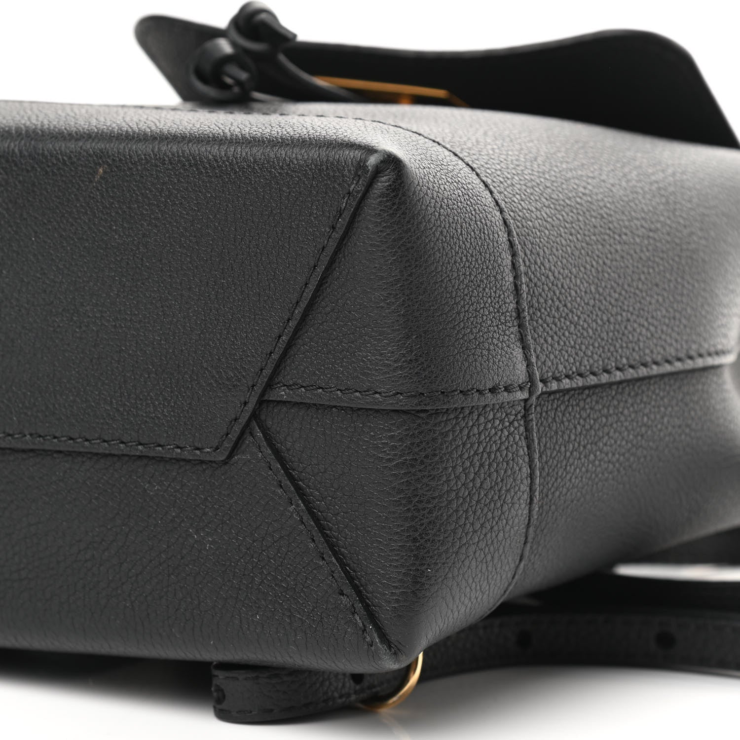 Louis Vuitton Calfskin Lockme Mini Backpack Black 9 of 9