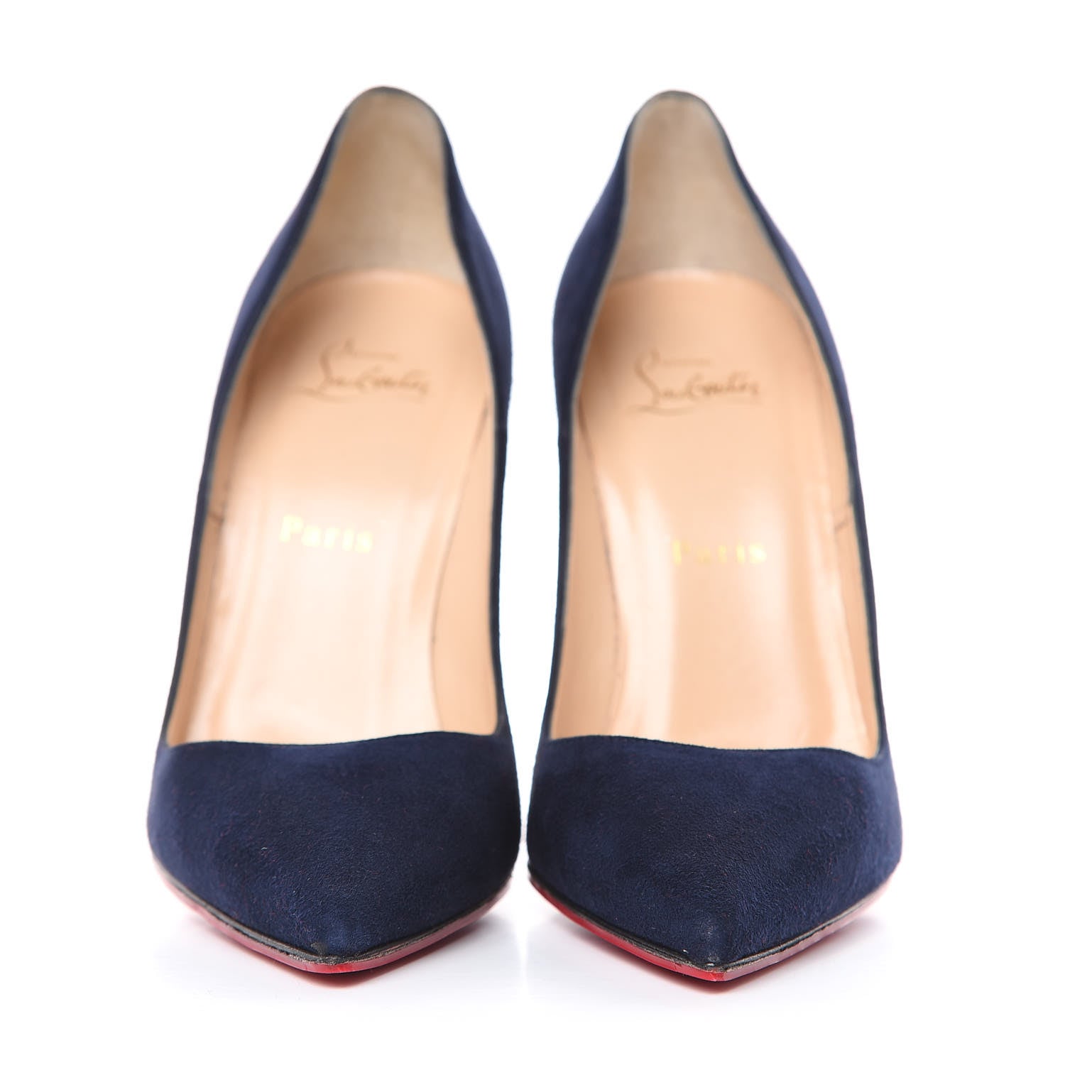 Christian Louboutin Veau Velours So Kate 120 Pumps 37.5 Navy 2 of 8