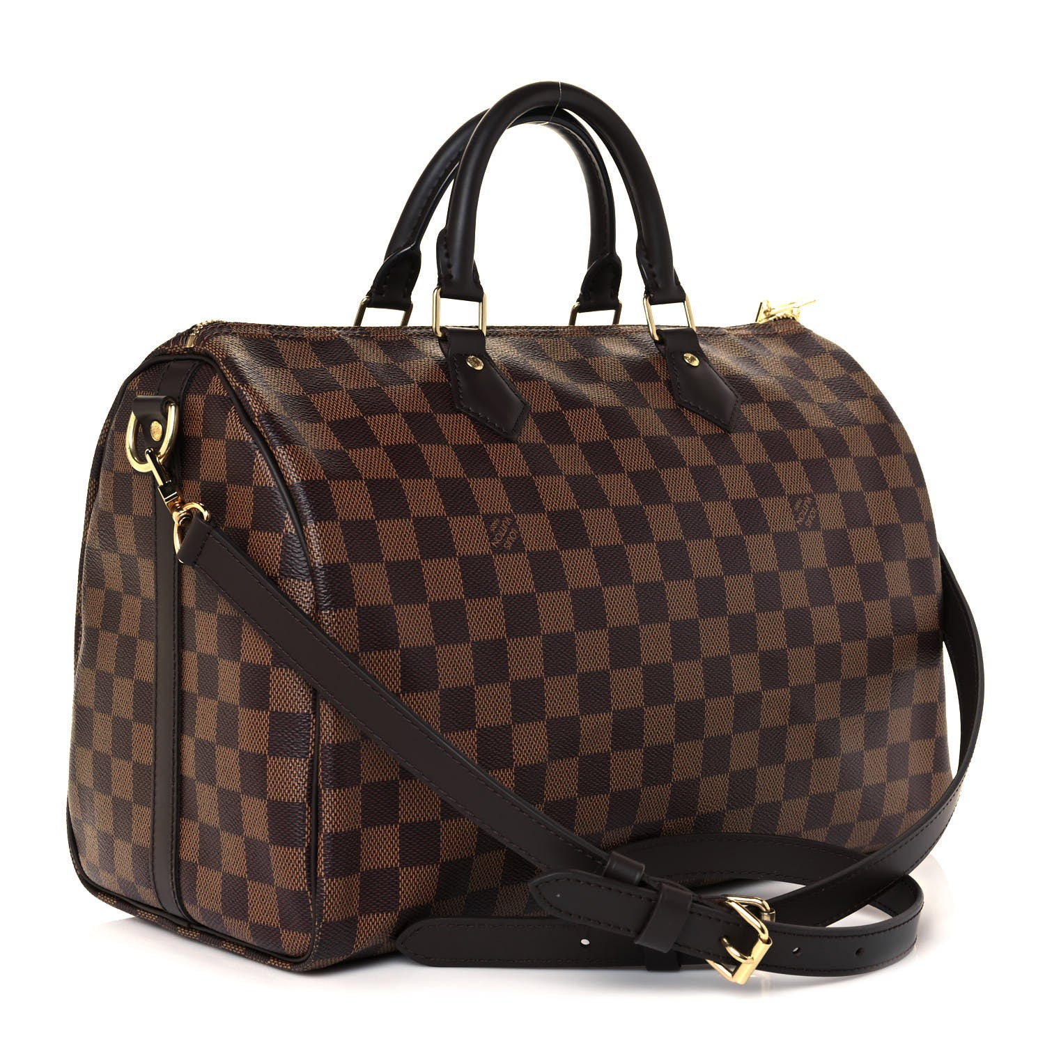 Louis Vuitton Damier Ebene Speedy Bandouliere 35 3 of 10