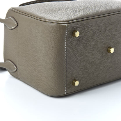 Hermes Taurillon Clemence Lindy 26 Etoupe 6 of 10