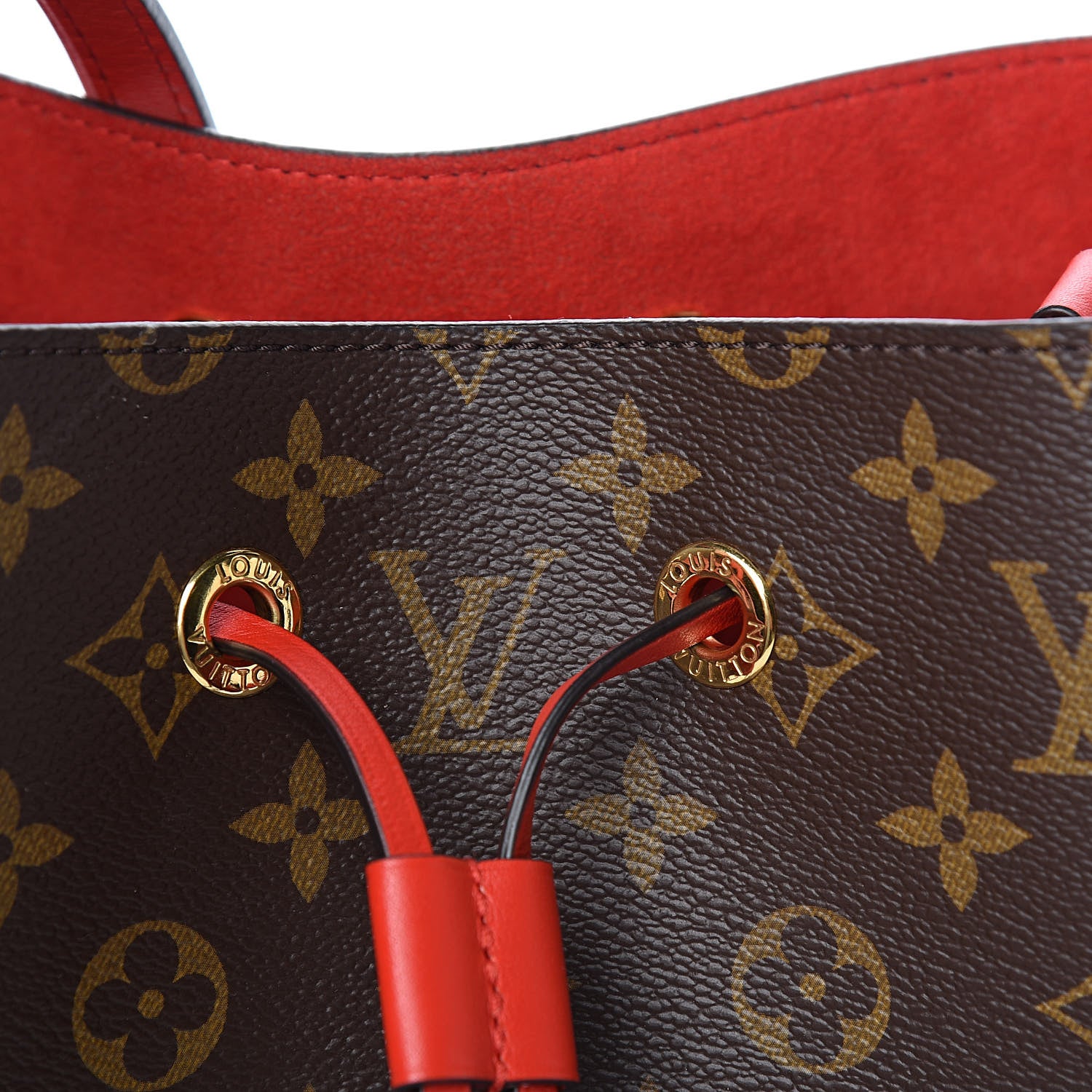 Louis Vuitton Monogram Neonoe MM Coquelicot 9 of 9