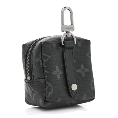 Louis Vuitton Monogram Eclipse Rainbow Box Pouch Bag Charm Key Ring 2 of 6