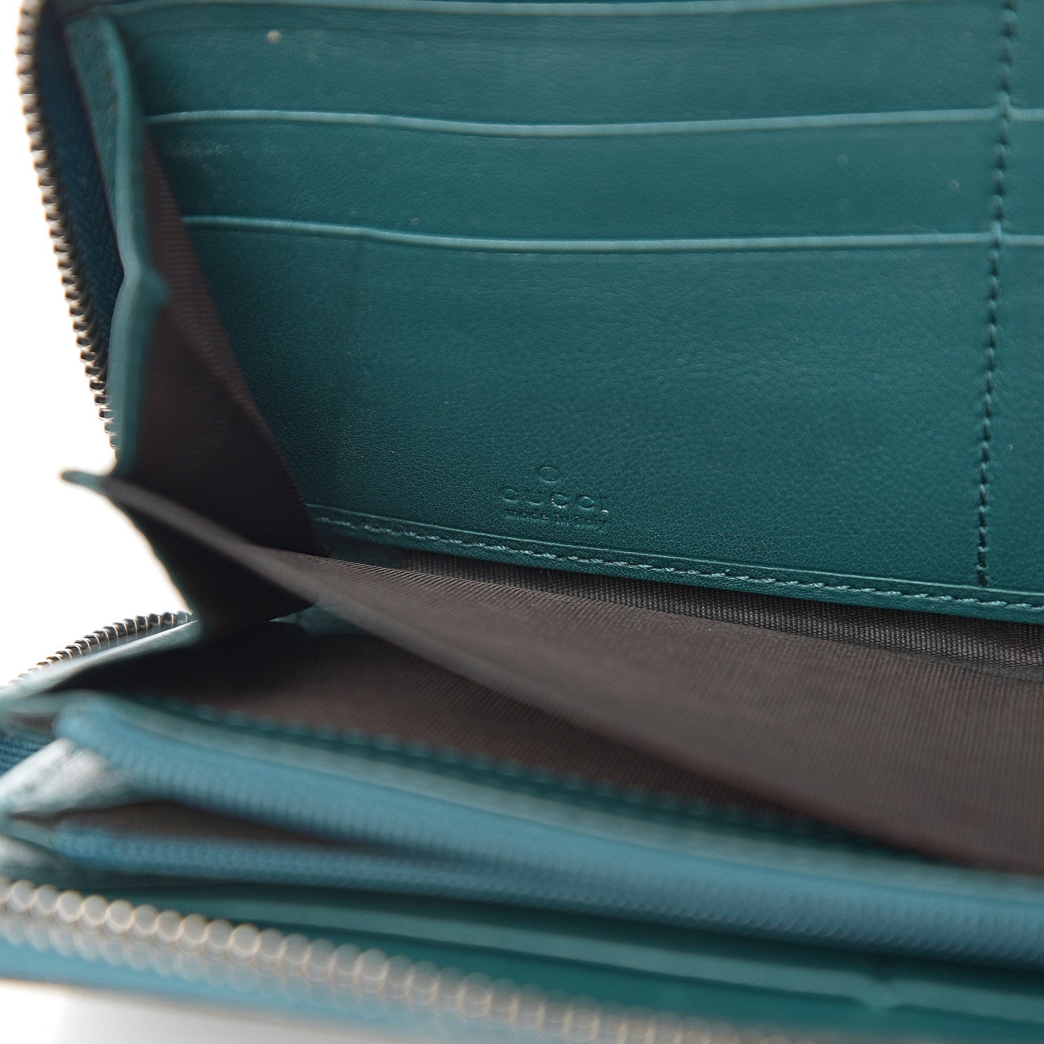 Gucci Microguccissima Zip Around Wallet Deep Cobalt 5 of 8