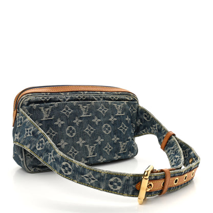 Louis Vuitton Monogram Denim Bum Bag Blue 3 of 10