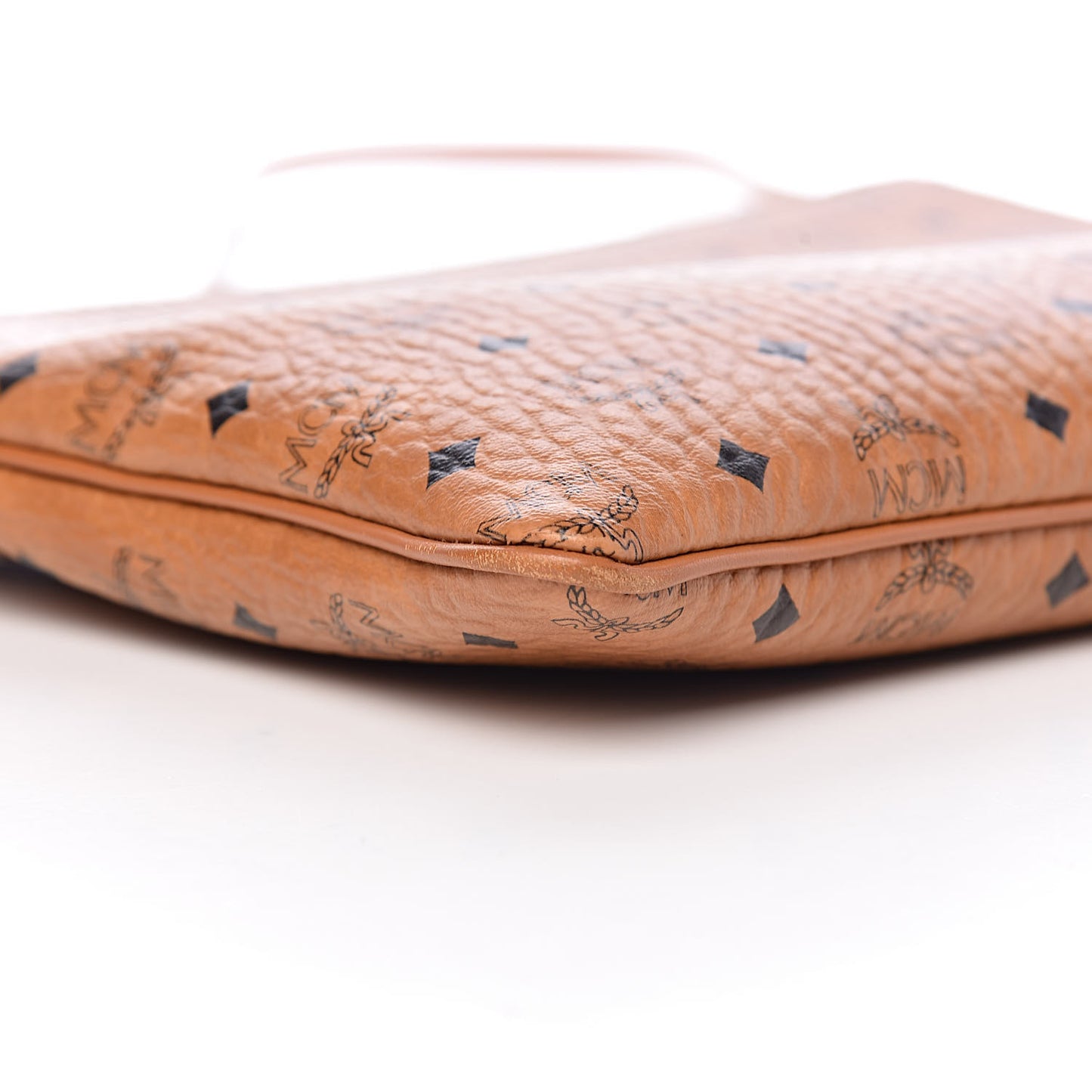 Visetos Medium Crossbody Pouch Cognac