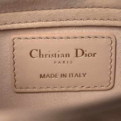 Christian Dior Lambskin Cannage Micro Lady D-Joy Sand Rose 6 of 11