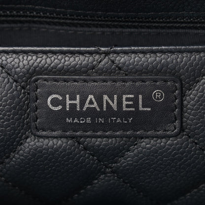 Chanel Caviar Quilted Small CC Box Shopping Tote Black 7 of 11