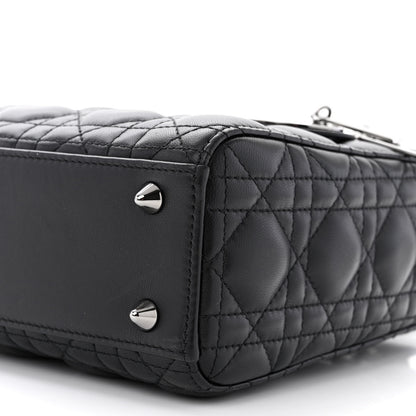 Christian Dior Lambskin Cannage Small My ABCDior Lady Dior Black 10 of 13