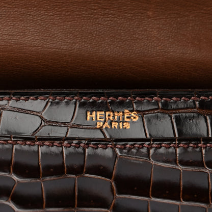Hermes Shiny Crocodile Pascal Havane 6 of 15