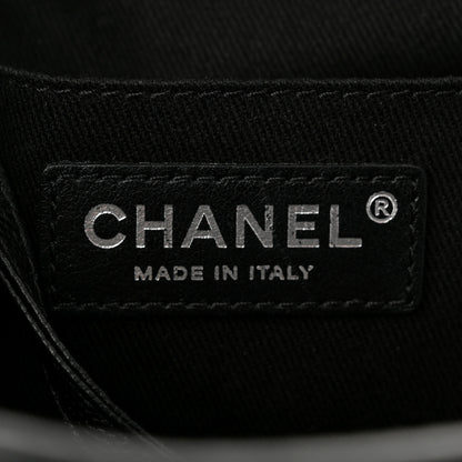 Chanel Caviar Quilted Small CC Bucket Bag Black 6 of 14