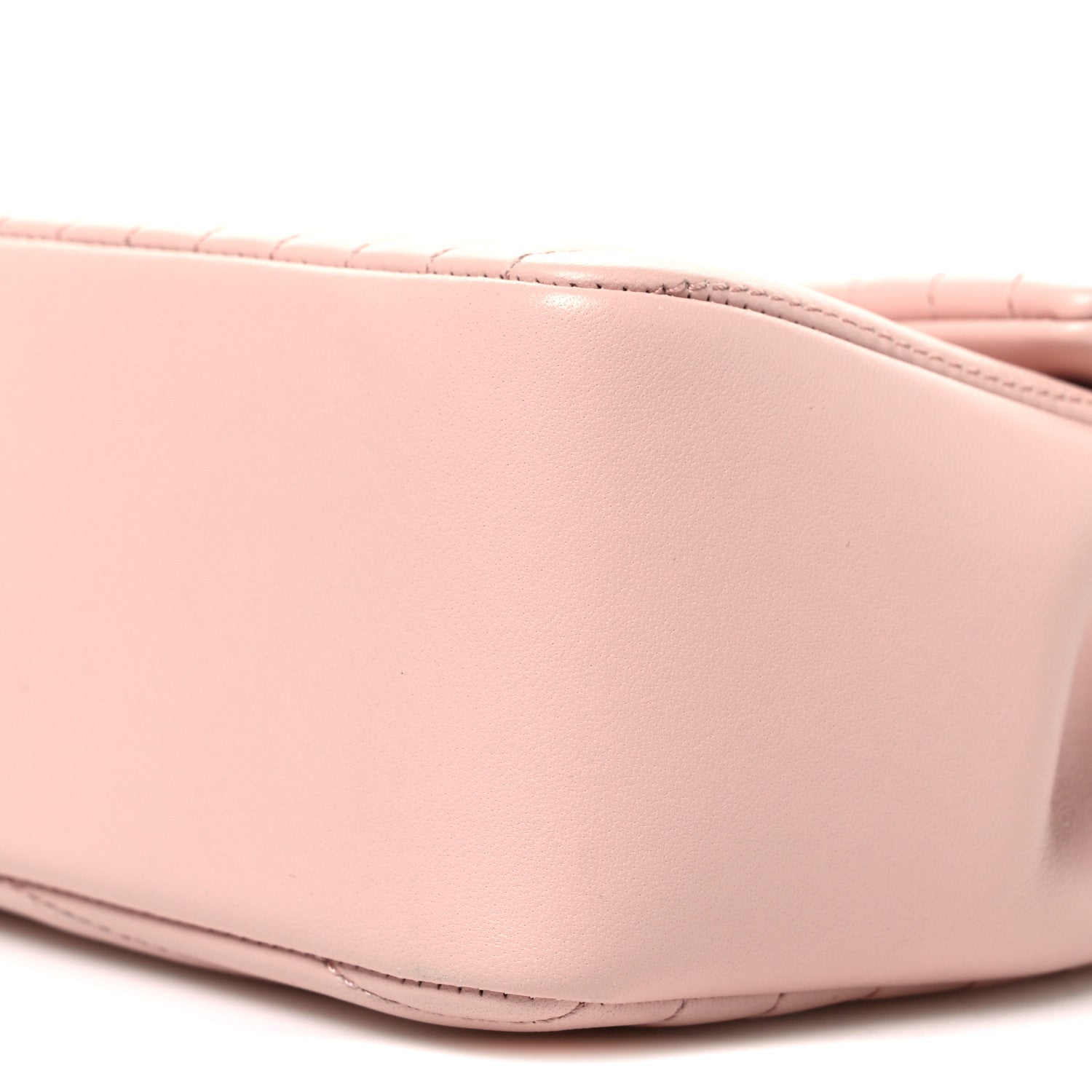 Chanel Lambskin Borse Romane Single Flap Light Pink 10 of 11