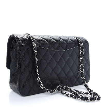 Chanel Caviar Quilted Medium Double Flap Black 3 of 9