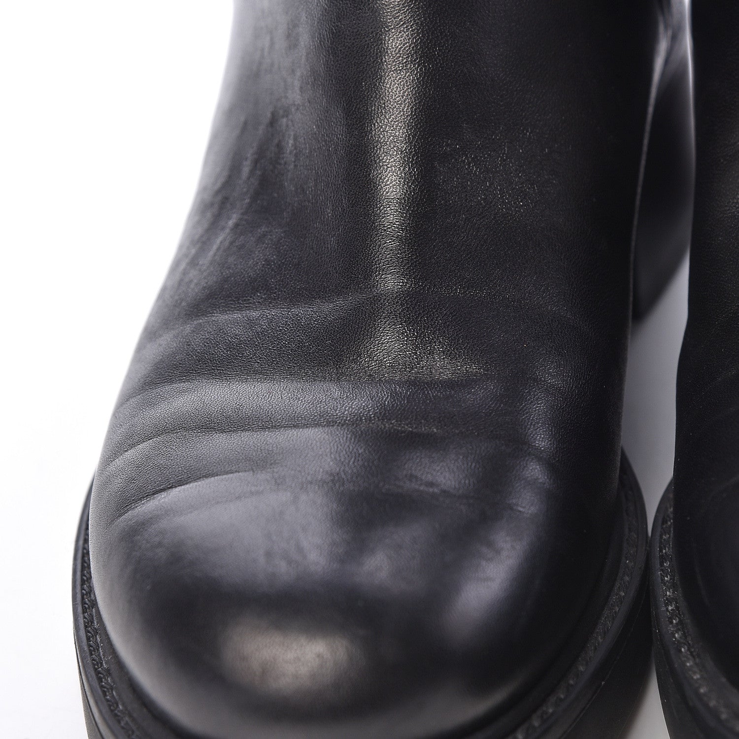 Gucci Nappa Matelasse Ankle Boots 37.5 Black 13 of 14